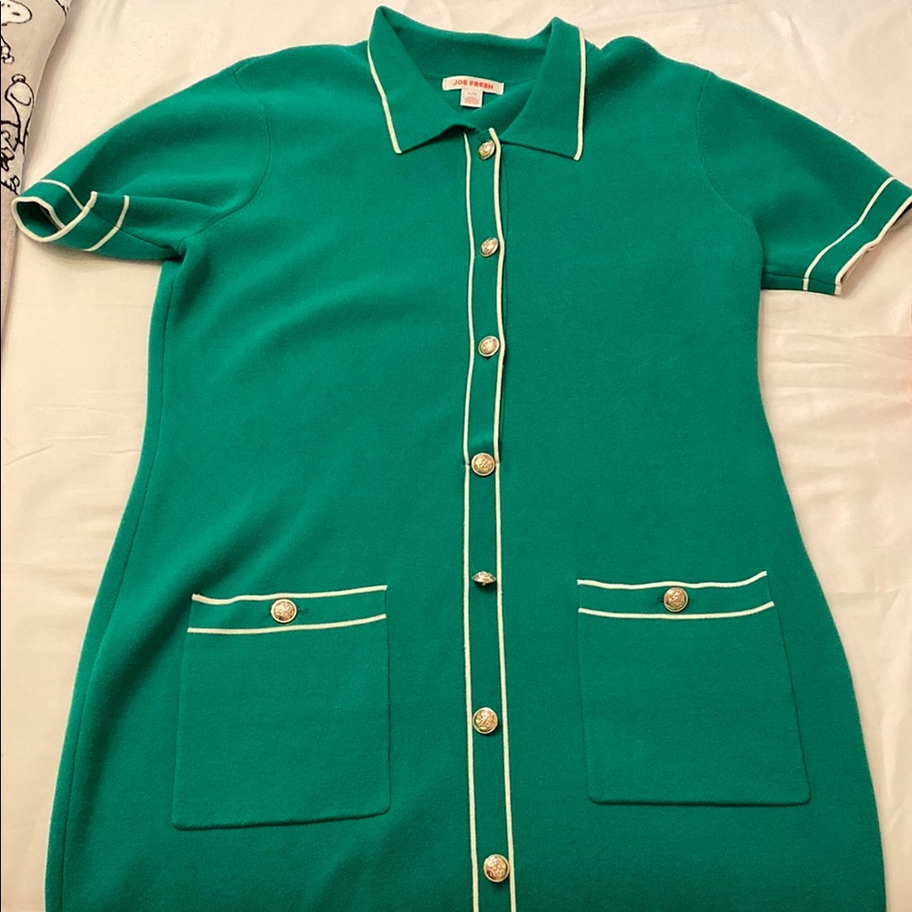 Joe Fresh Green Midi Dress